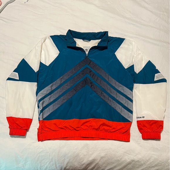 adidas Other - Adidas V-Stripes Windbreaker Jacket Retro